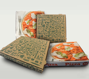 Material para reparto de pizzas